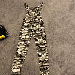 camo design jumpsuit